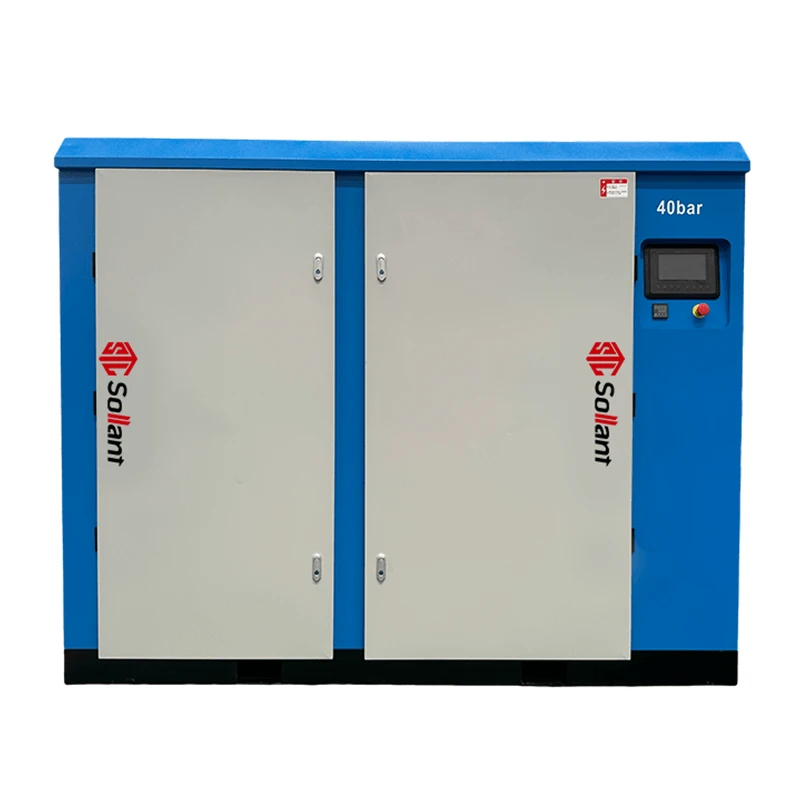 Compressor de ar de parafuso sem óleo-